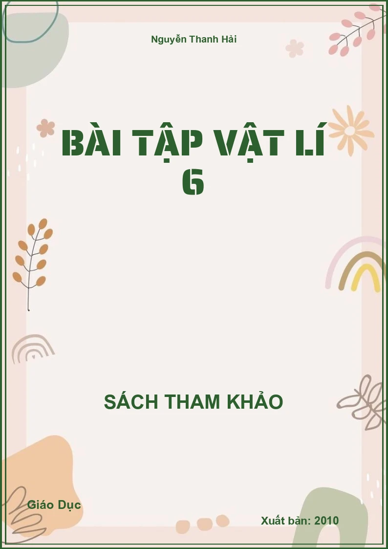 Bài Tập Vật Lí 6