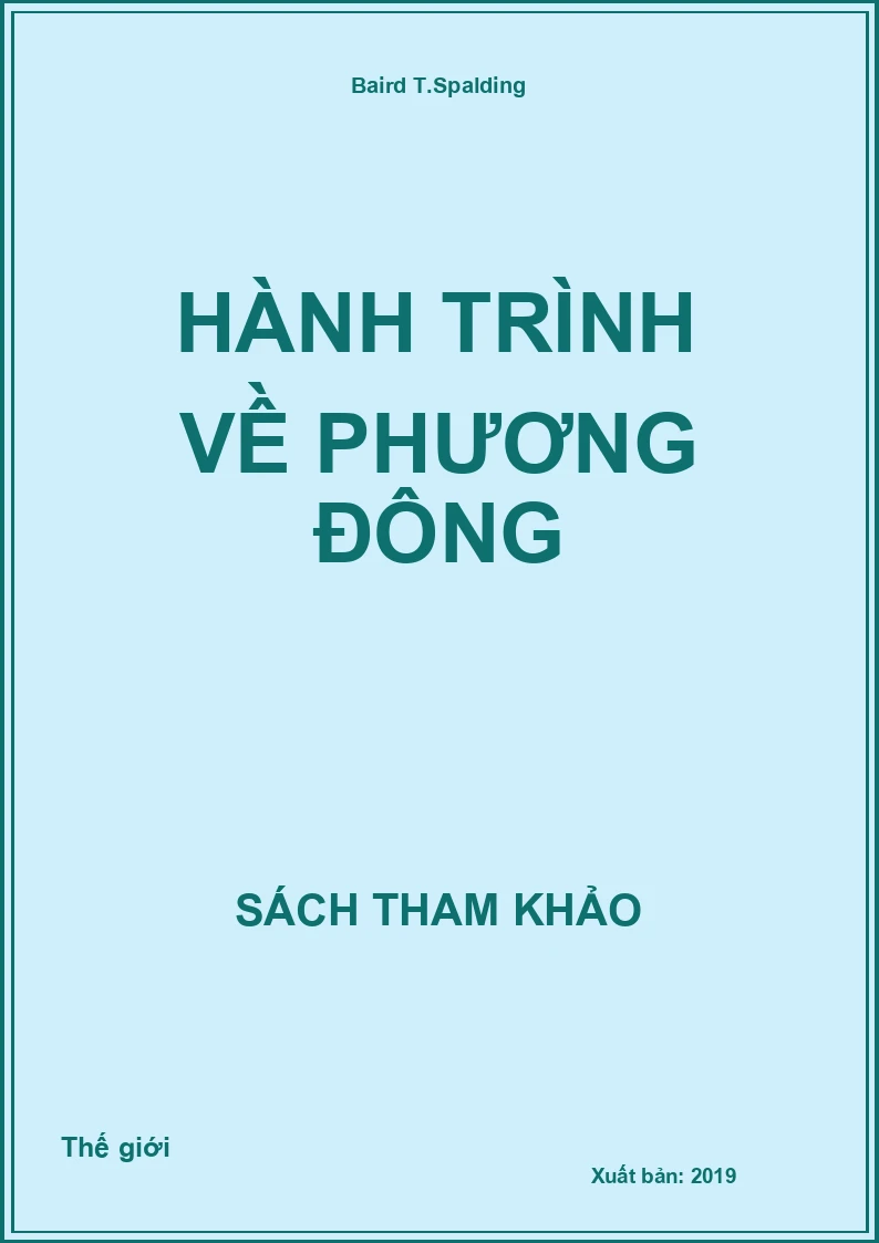 Hành Trình Về Phương Đông