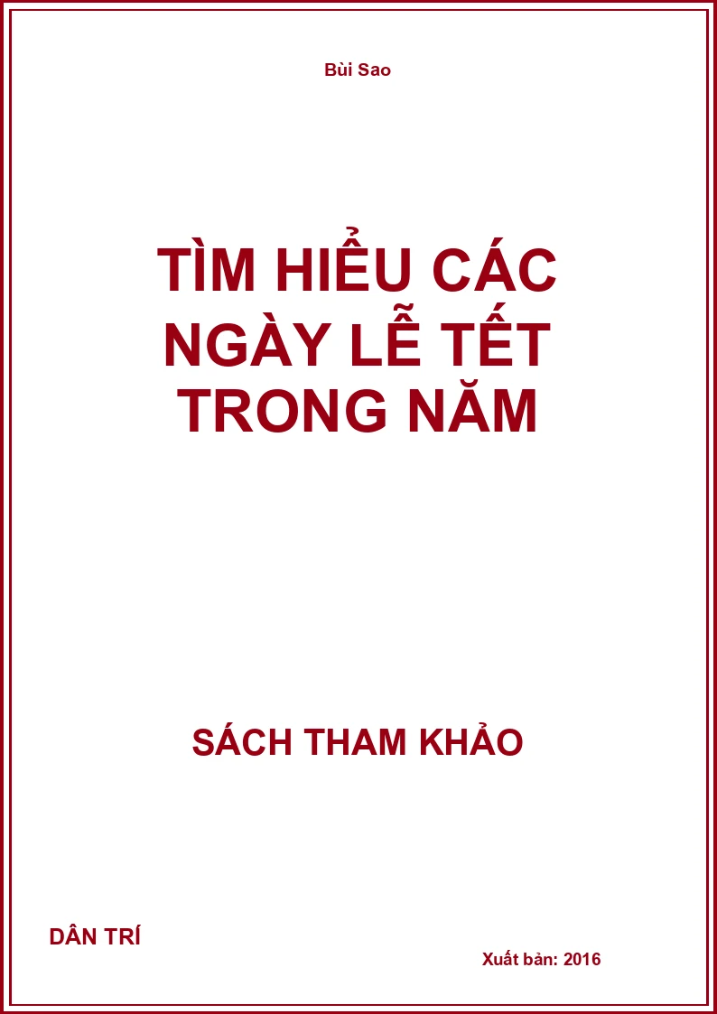 Tìm Hiểu Các Ngày Lễ Tết Trong Năm