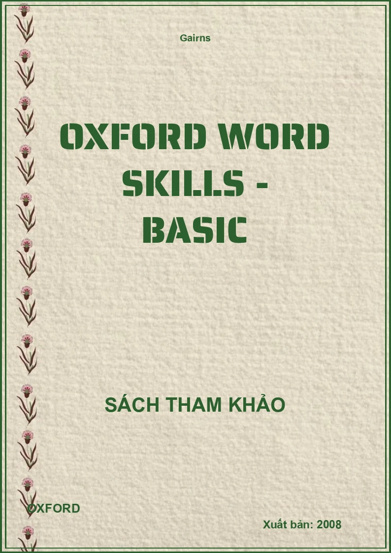 Oxford Word Skills - Basic