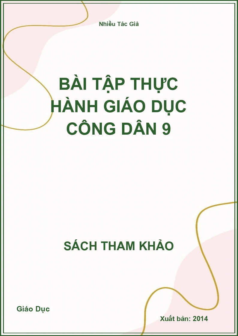 Bài Tập Thực Hành Giáo Dục Công Dân 9
