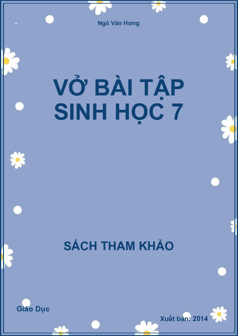 Vở Bài Tập Sinh Học 7