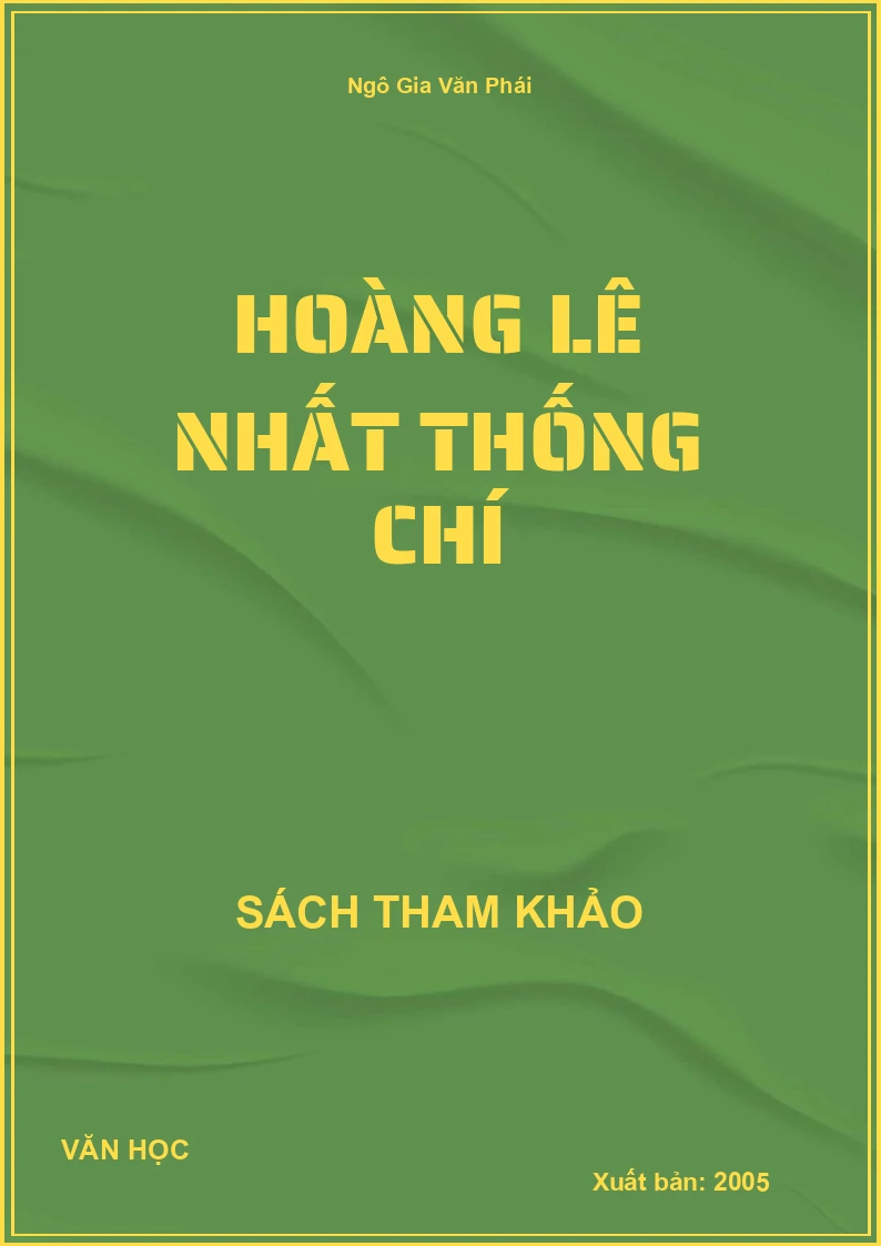 Hoàng Lê Nhất Thống Chí