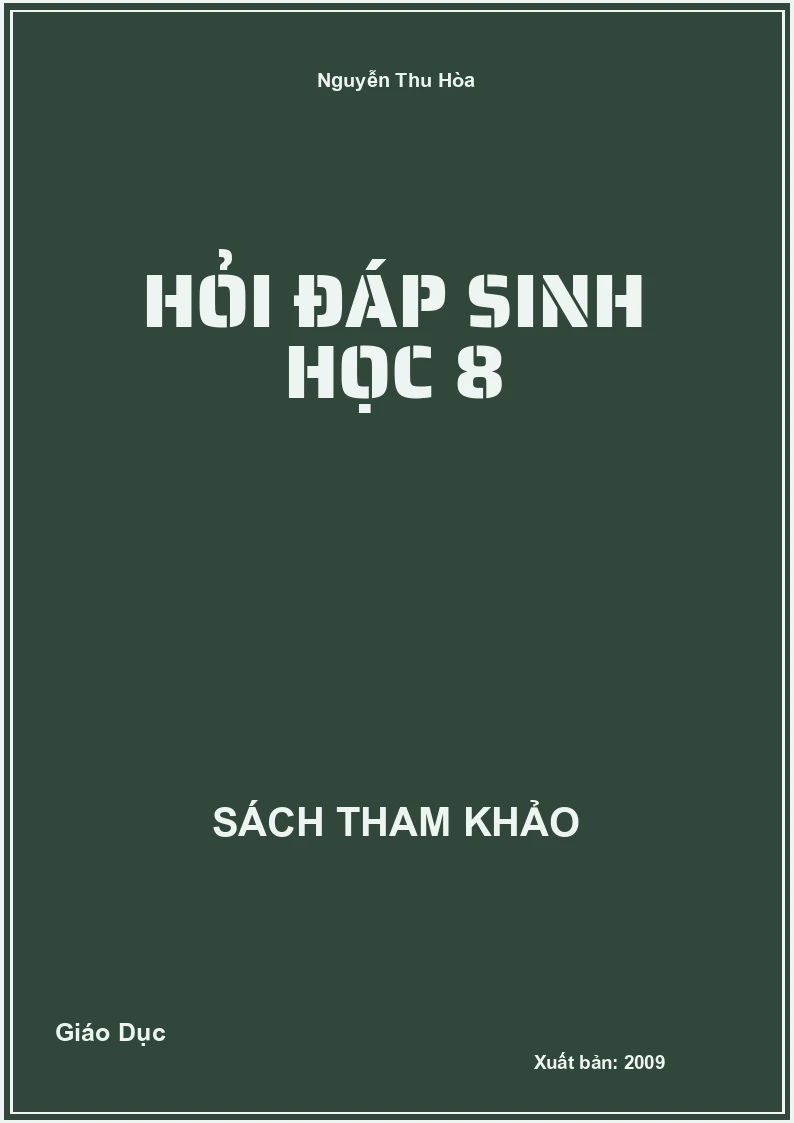 Hỏi Đáp Sinh Học 8