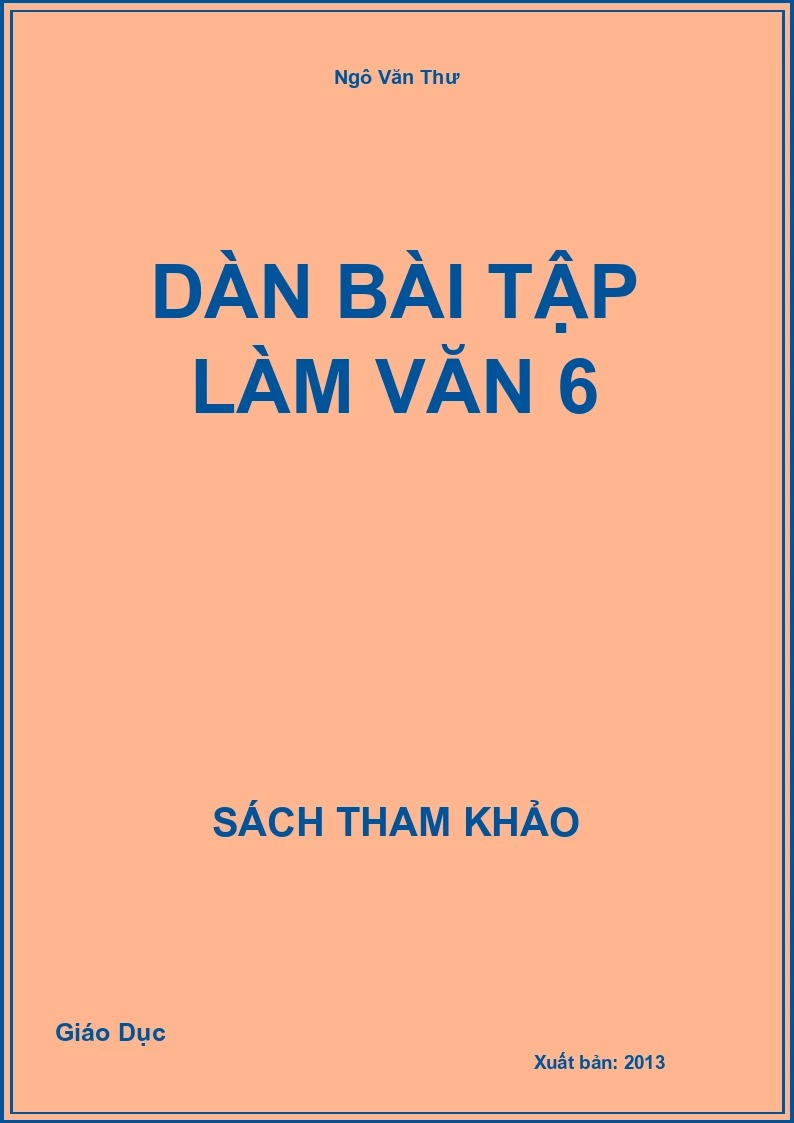 Dàn Bài Tập Làm Văn 6