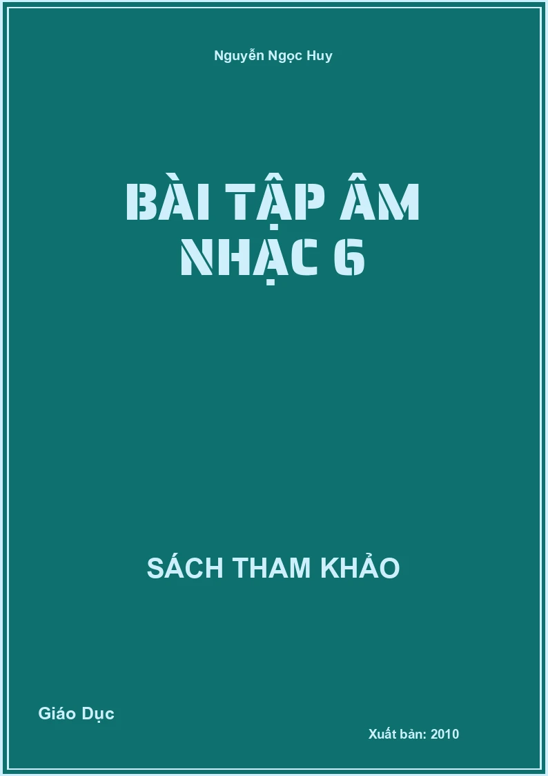 Bài Tập Âm Nhạc 6