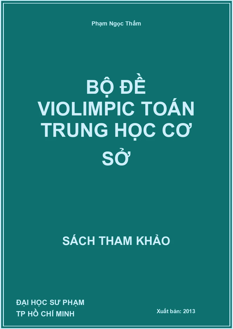 Bộ Đề Violimpic Toán Trung Học Cơ Sở