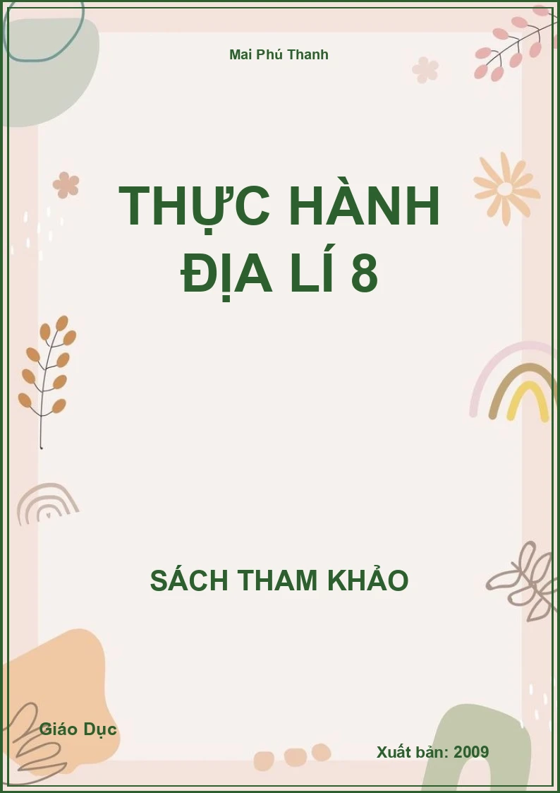 Thực Hành Địa Lí 8