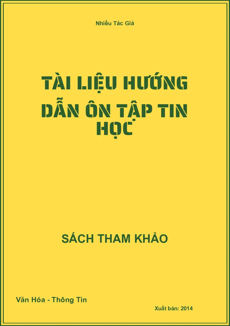 Tài Liệu Hướng Dẫn Ôn Tập Tin Học