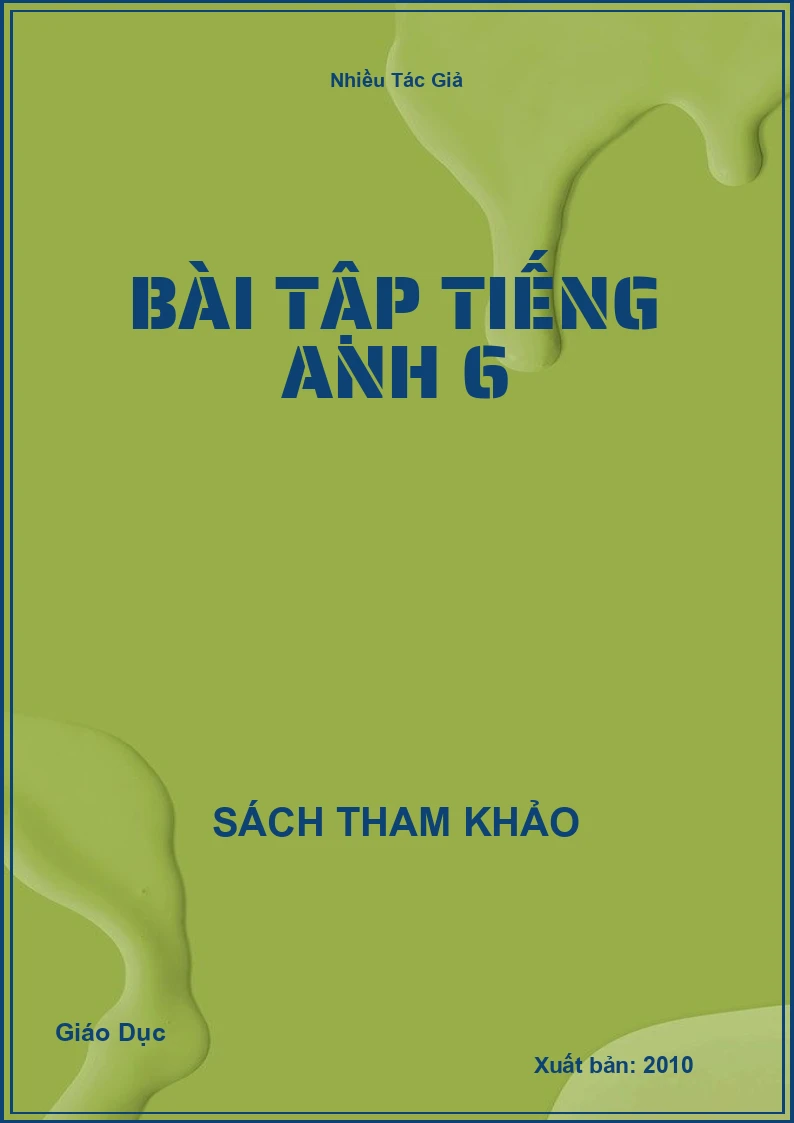 Bài Tập Tiếng Anh 6