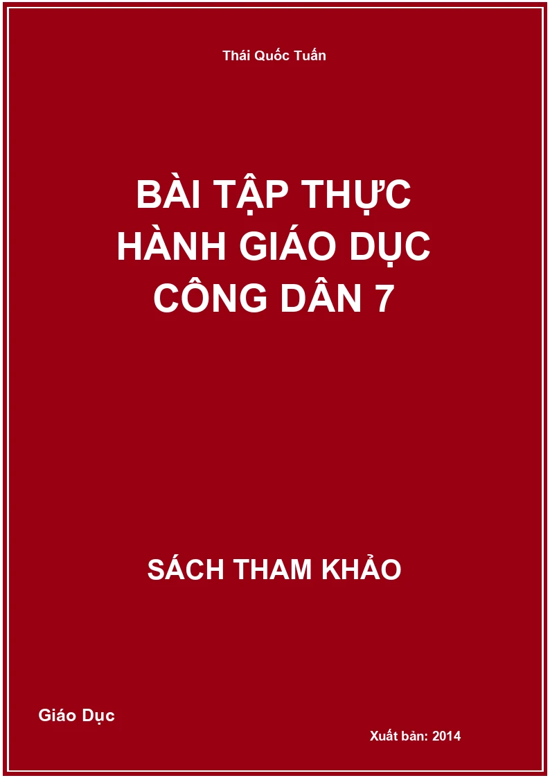 Bài Tập Thực Hành Giáo Dục Công Dân 7