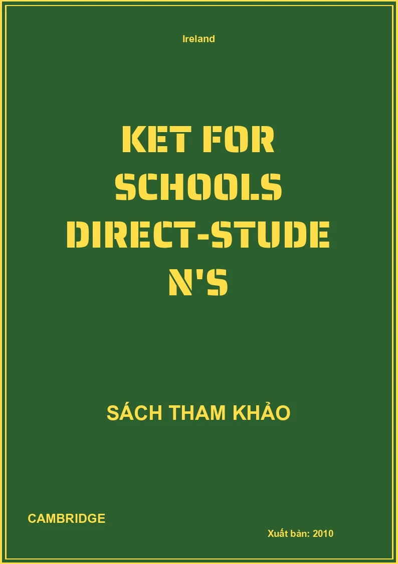 Ket For Schools Direct-Studen'S