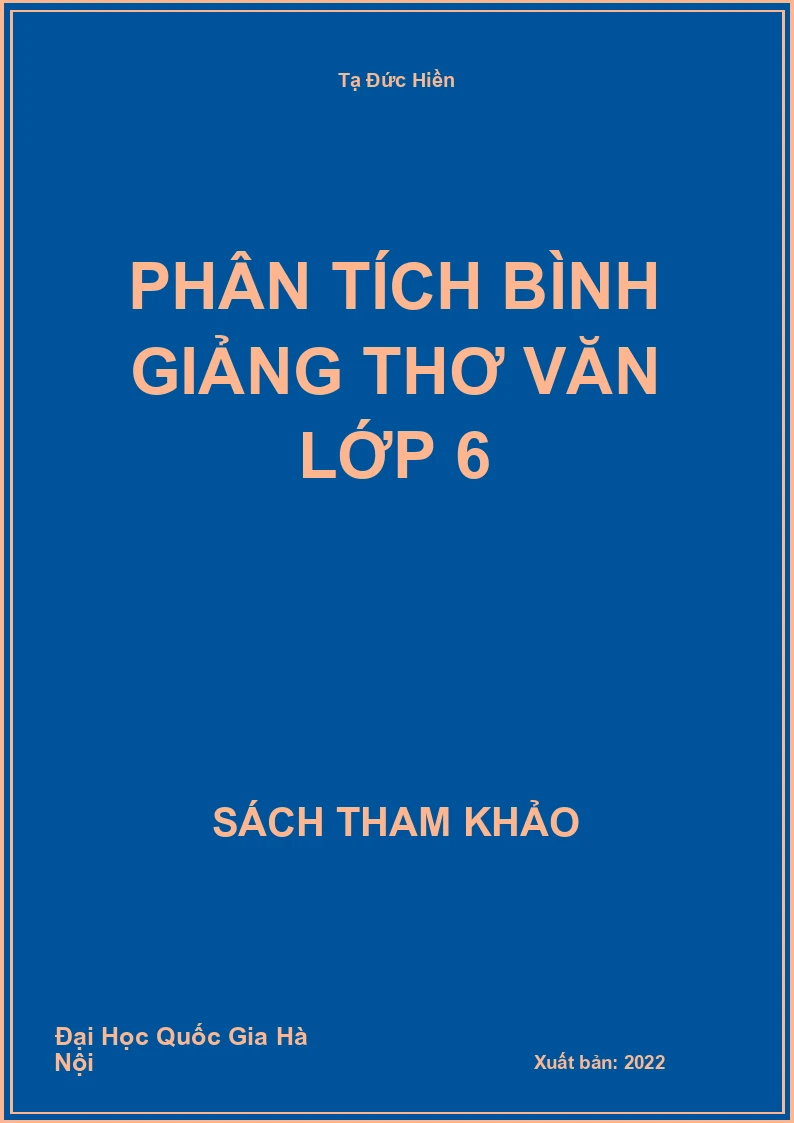 Phân Tích Bình Giảng Thơ Văn Lớp 6