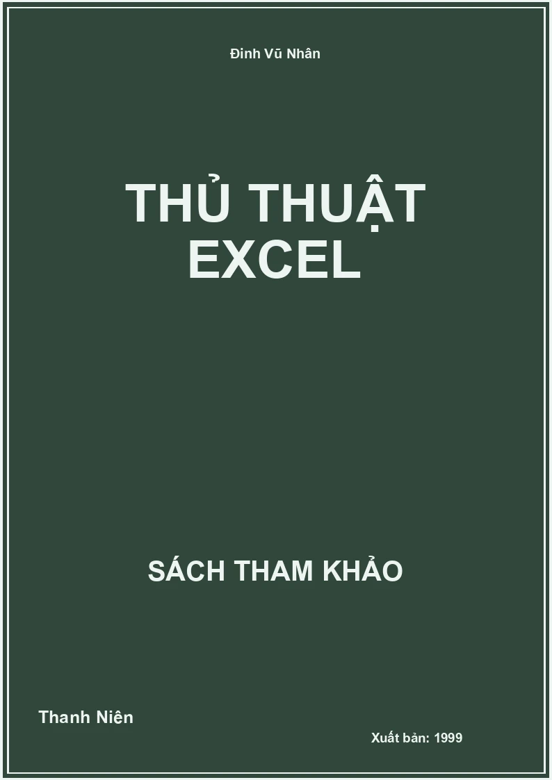 Thủ Thuật Excel