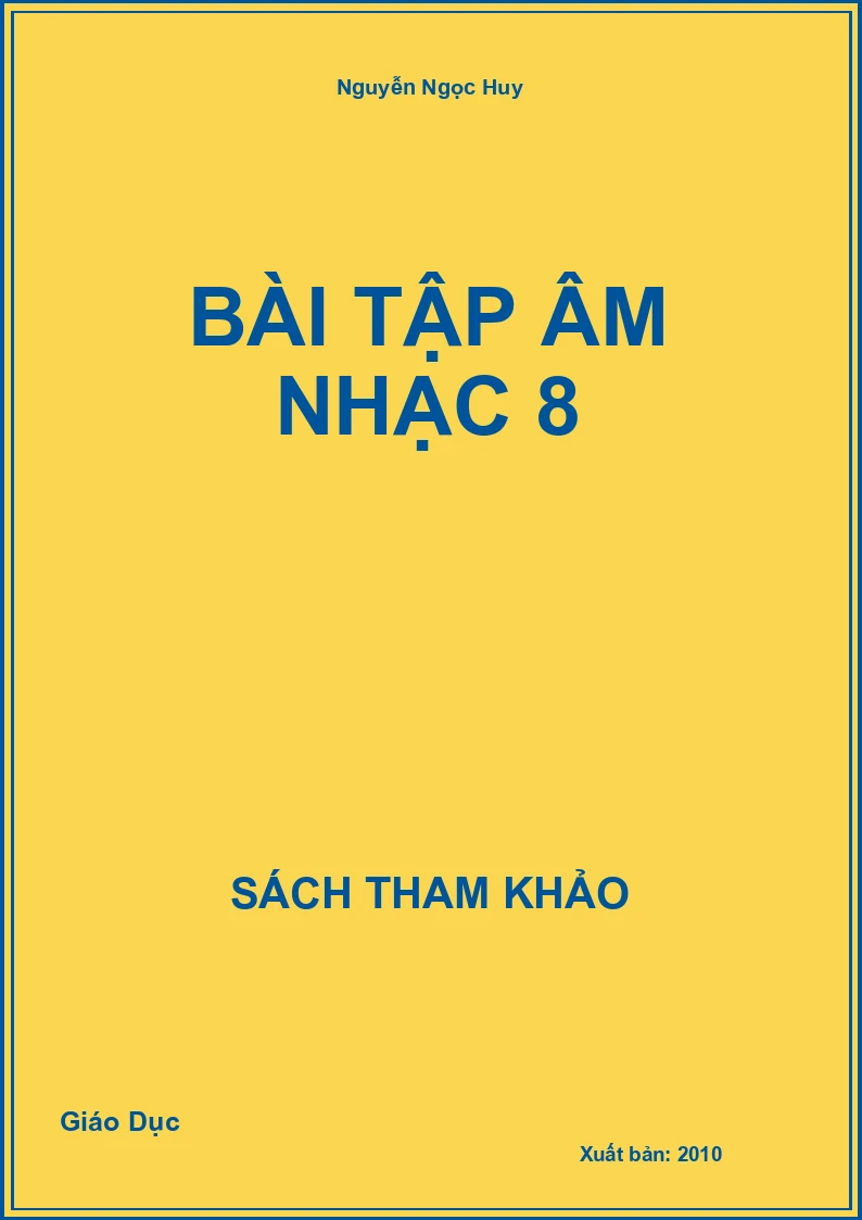 Bài Tập Âm Nhạc 8