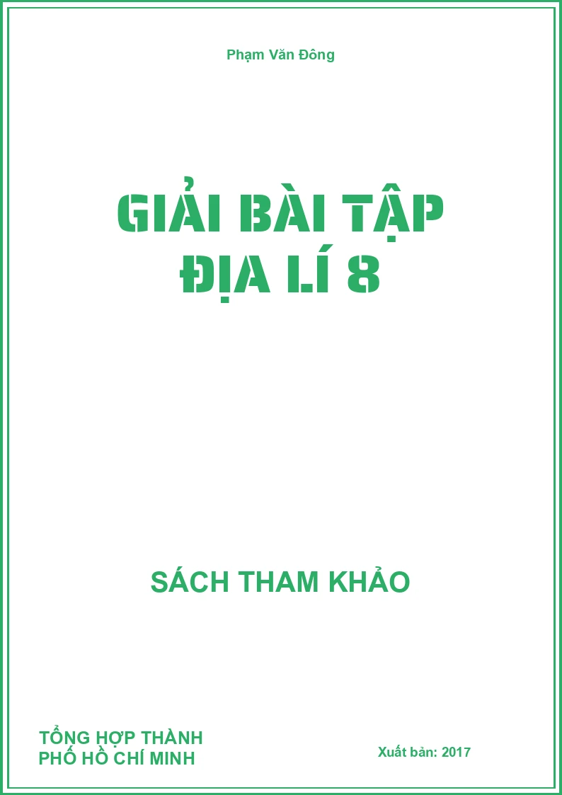 Giải Bài Tập Địa Lí 8