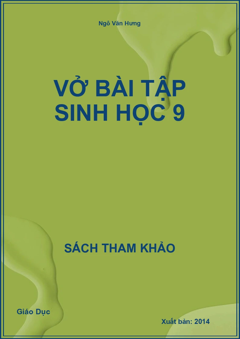 Vở Bài Tập Sinh Học 9