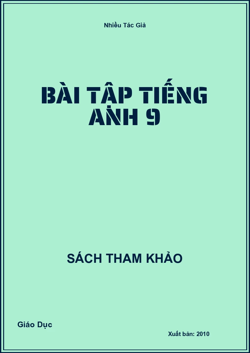 Bài Tập Tiếng Anh 9