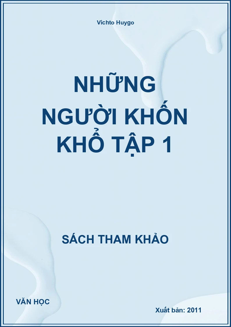 Những Người Khốn Khổ Tập 1