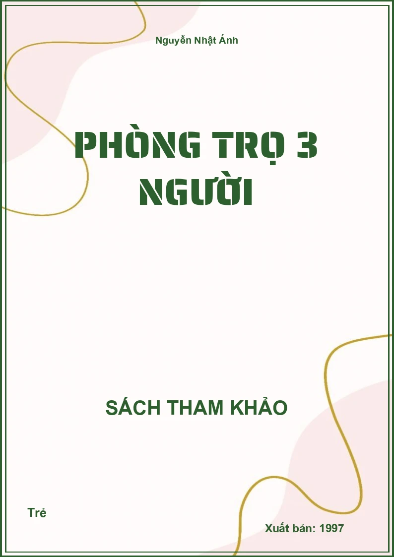 Phòng Trọ 3 Người
