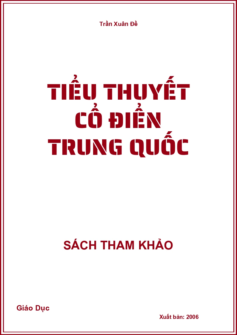 Tiểu Thuyết Cổ Điển Trung Quốc