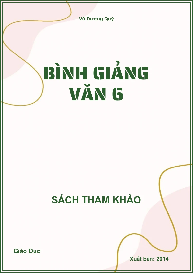 Bình Giảng Văn 6