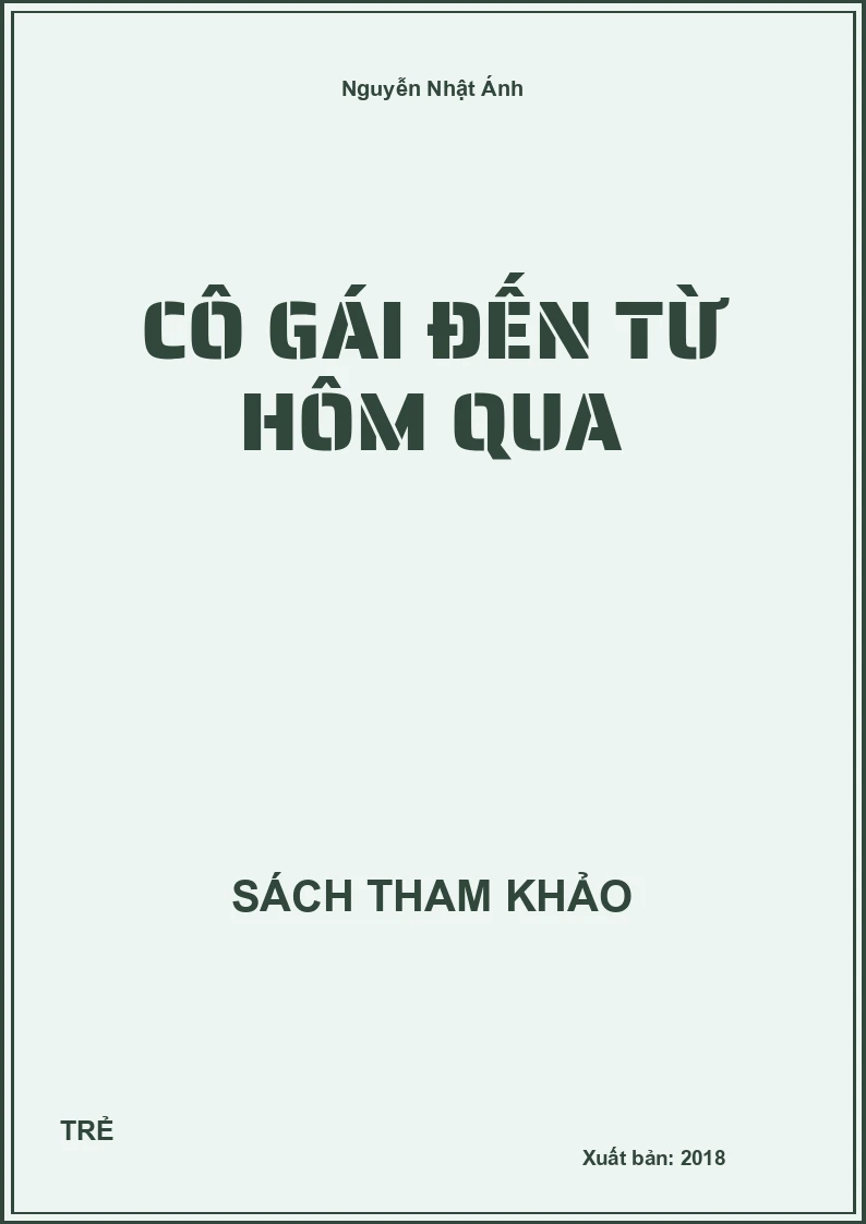 Cô Gái Đến Từ Hôm Qua
