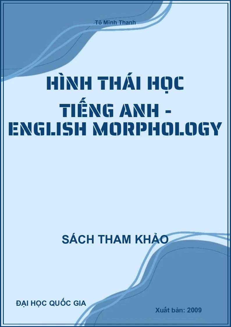 Hình Thái Học Tiếng Anh - English Morphology