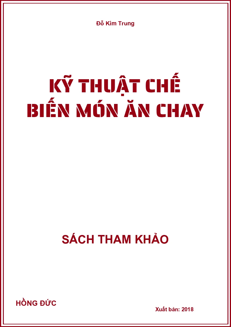 Kỹ Thuật Chế Biến Món Ăn Chay