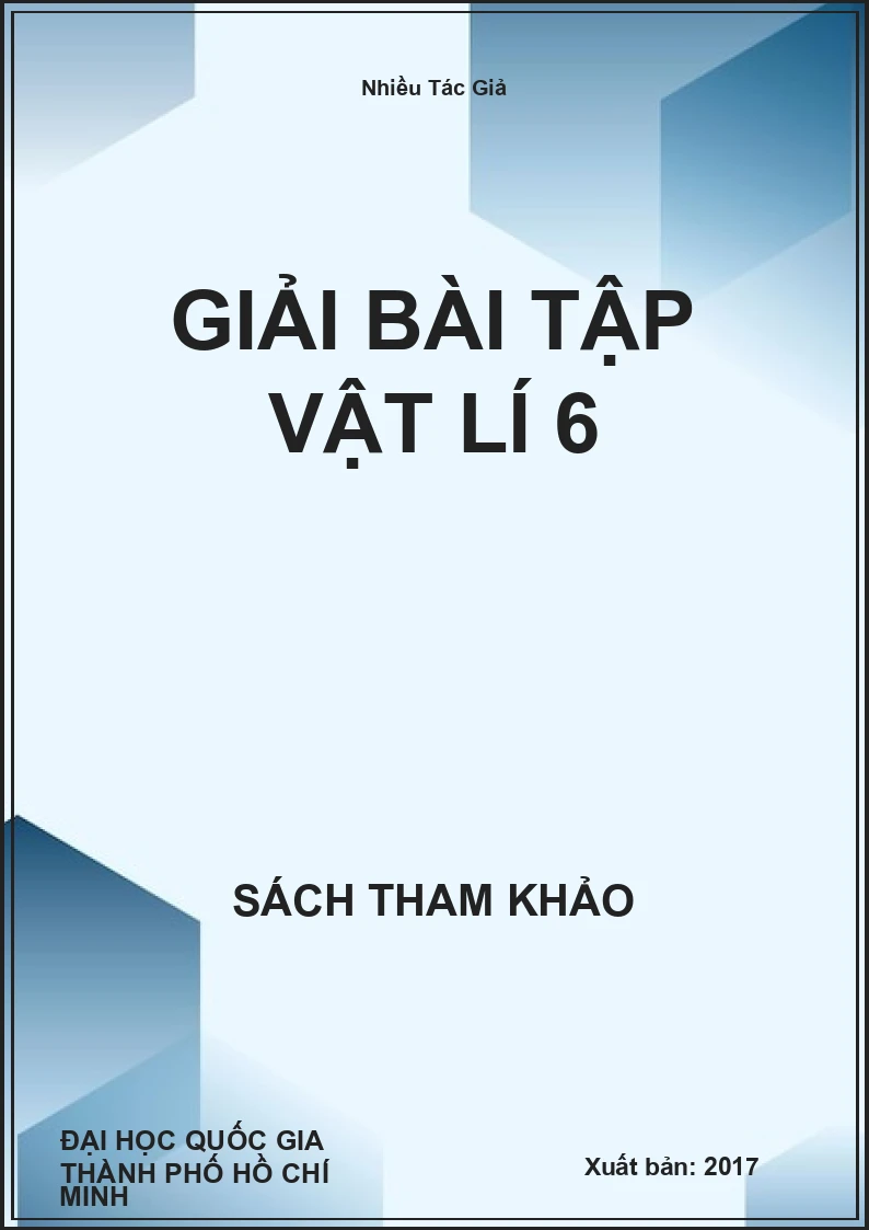 Giải Bài Tập Vật Lí 6