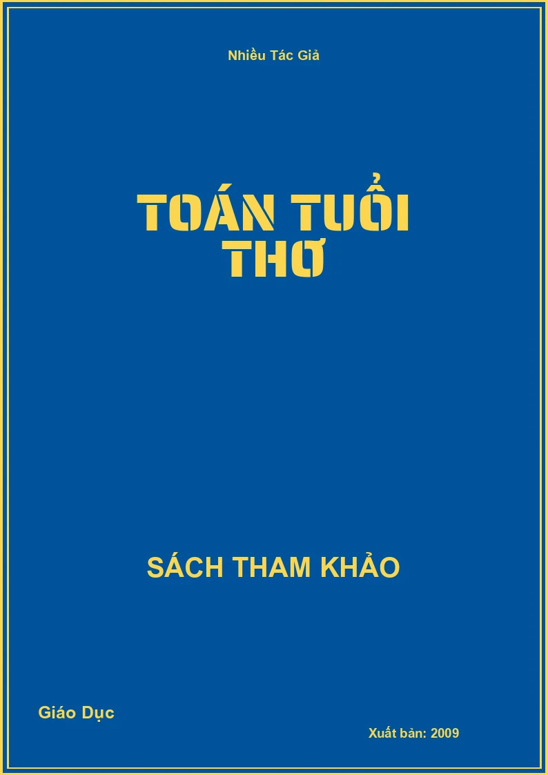 Toán Tuổi Thơ