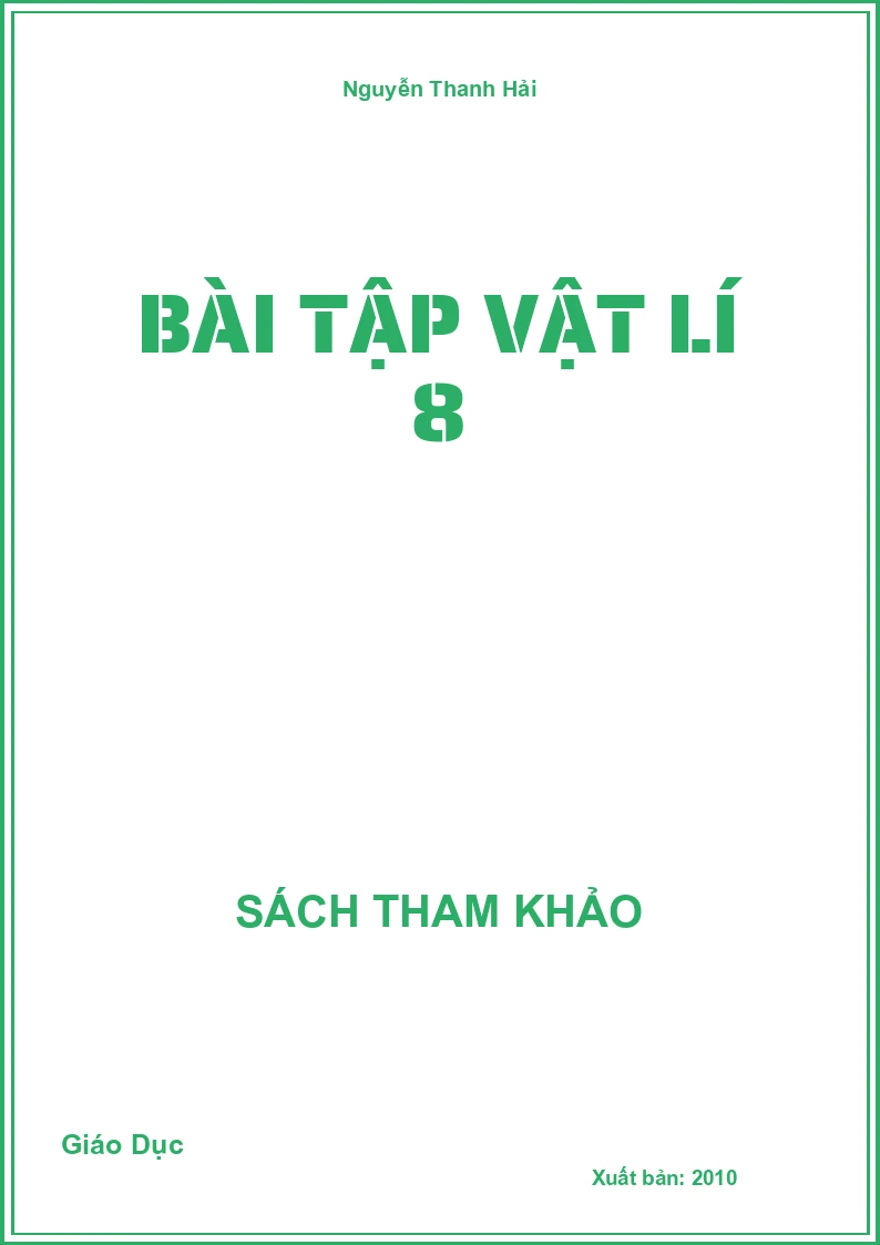 Bài Tập Vật Lí 8