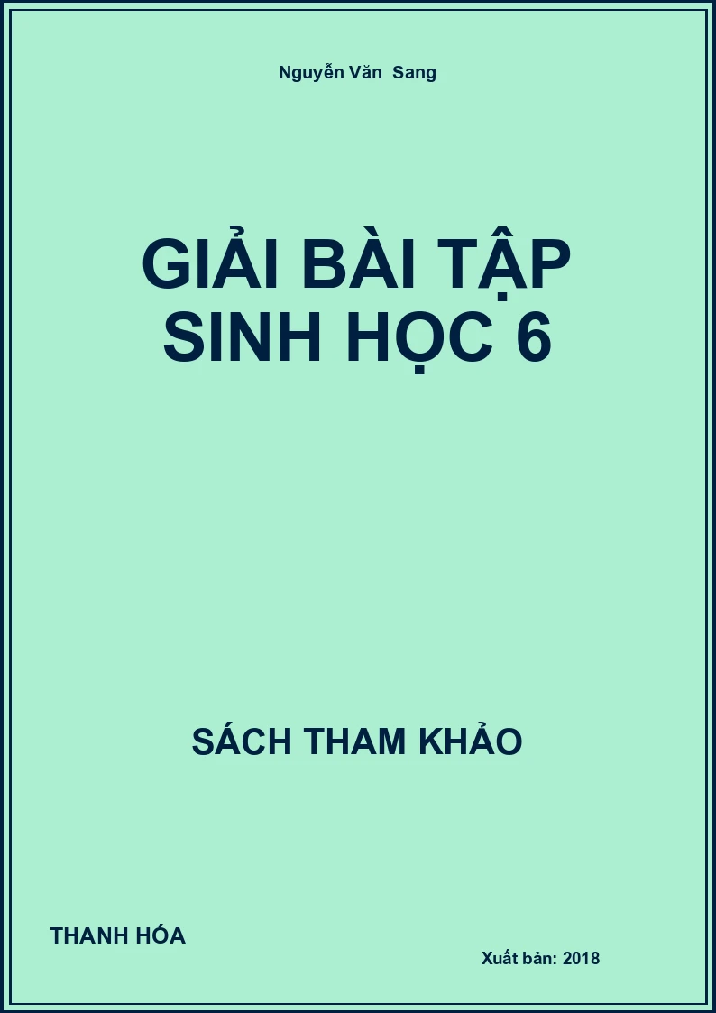 Giải Bài Tập Sinh Học 6