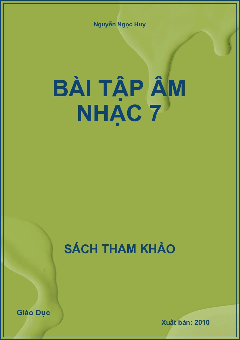 Bài Tập Âm Nhạc 7