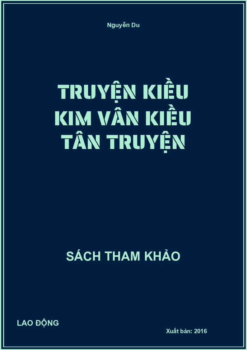 Truyện Kiều Kim Vân Kiều Tân Truyện