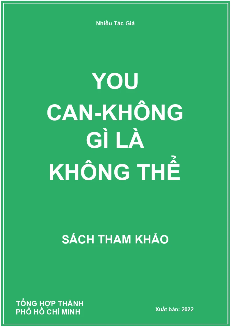 You Can-Không Gì Là Không Thể