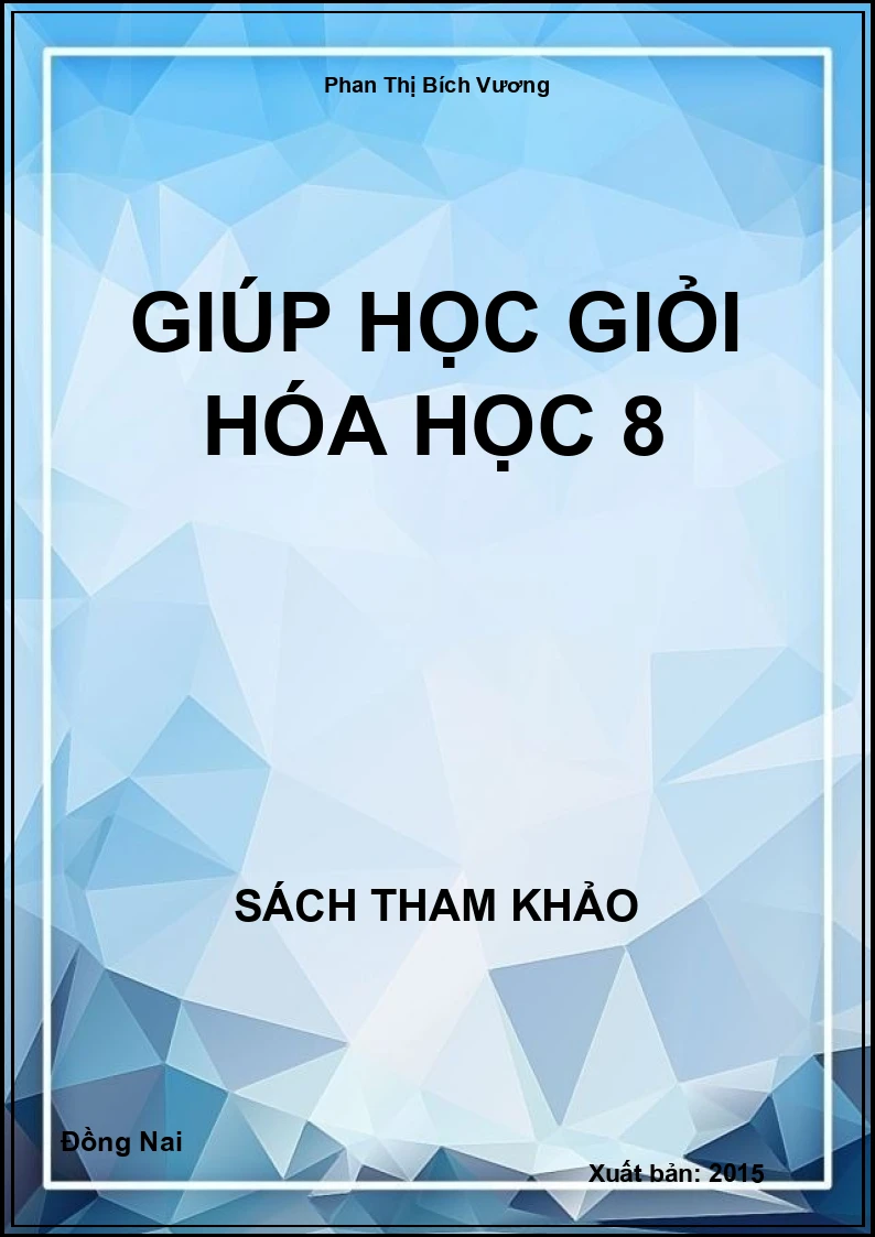 Giúp Học Giỏi Hóa Học 8