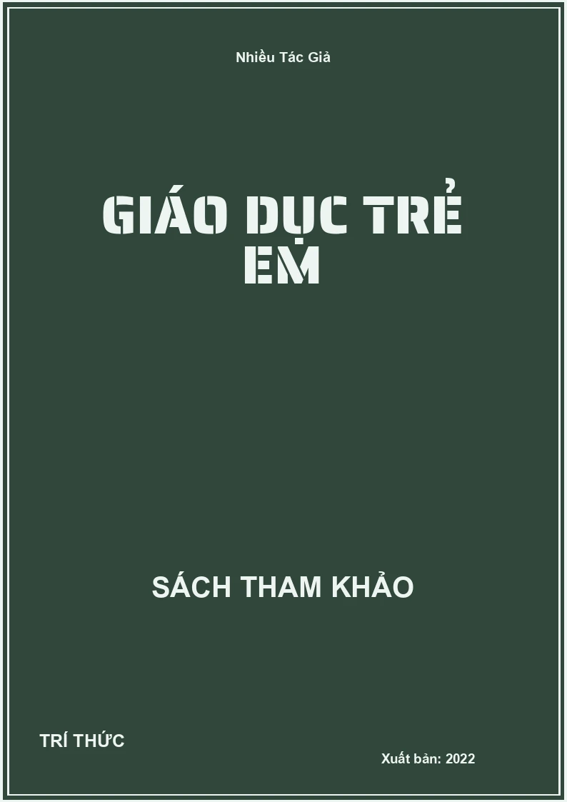 Giáo Dục Trẻ Em