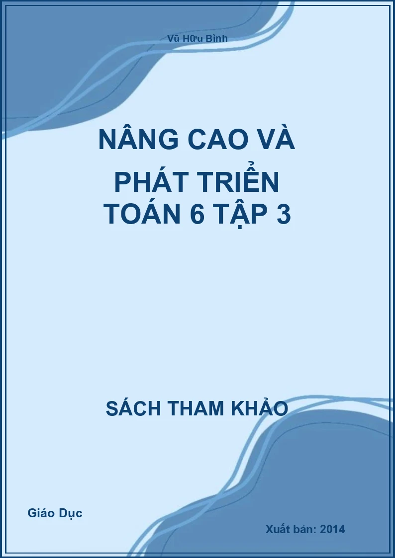 Nâng Cao Và Phát Triển Toán 6 Tập 3