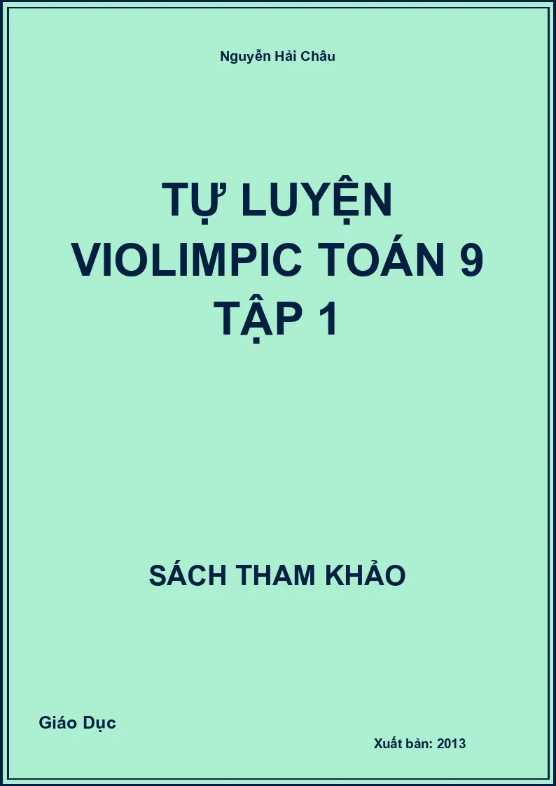 Tự Luyện Violimpic Toán 9 Tập 1