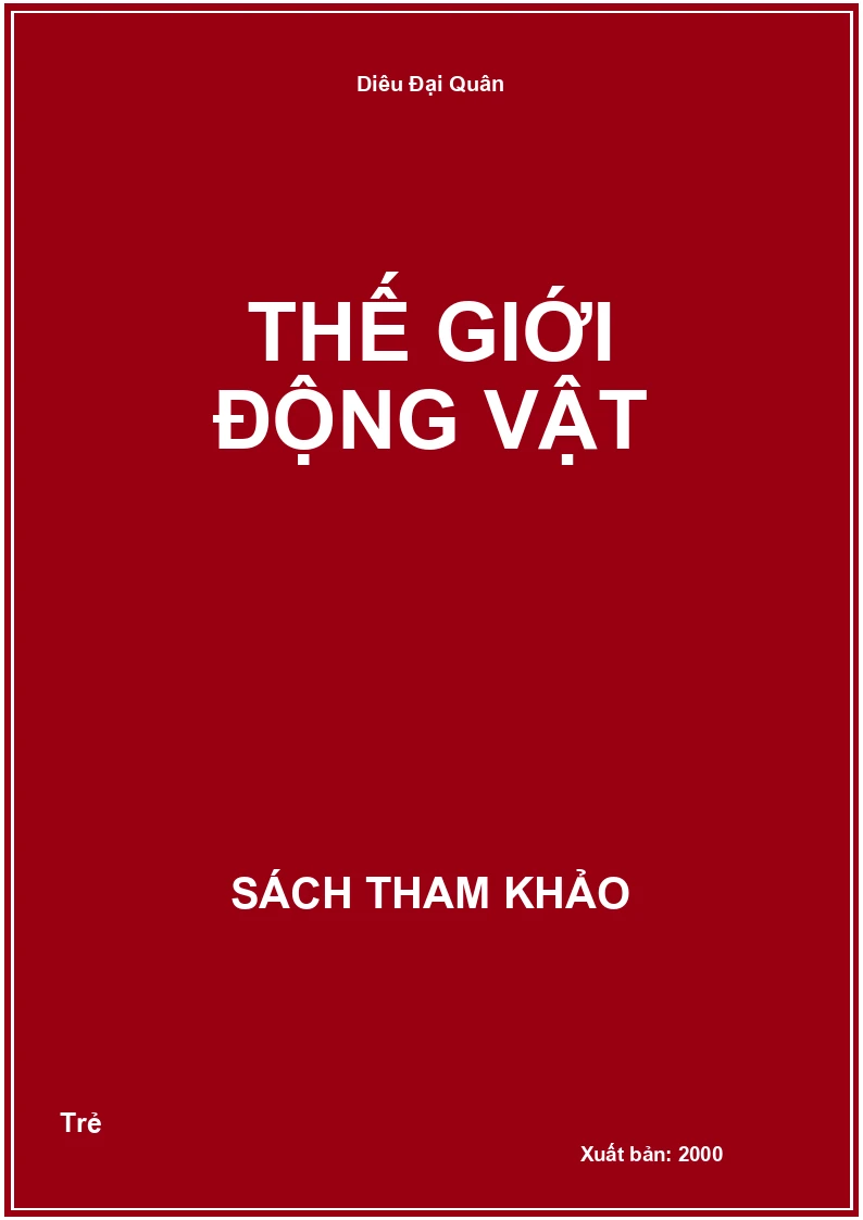 Thế Giới Động Vật