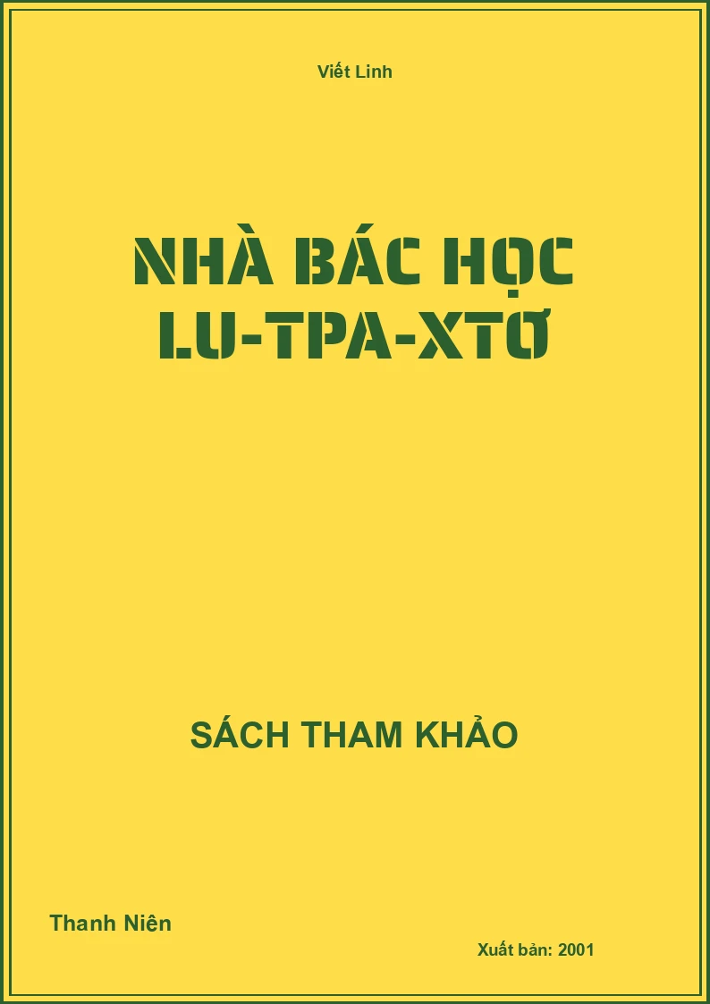 Nhà Bác Học Lu-Tpa-Xtơ