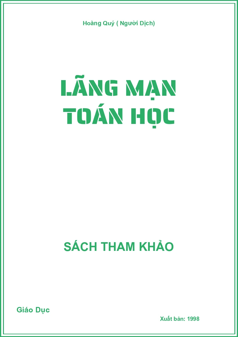 Lãng Mạn Toán Học