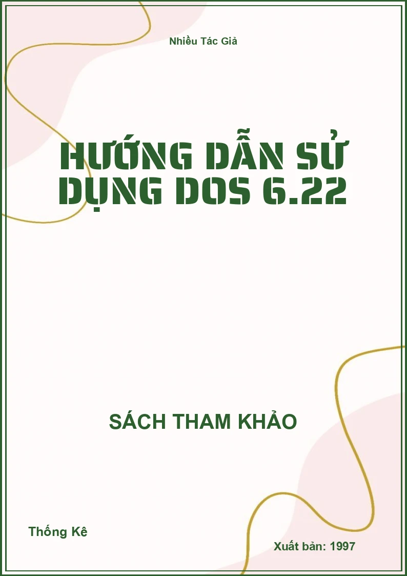 Hướng Dẫn Sử Dụng Dos 6.22