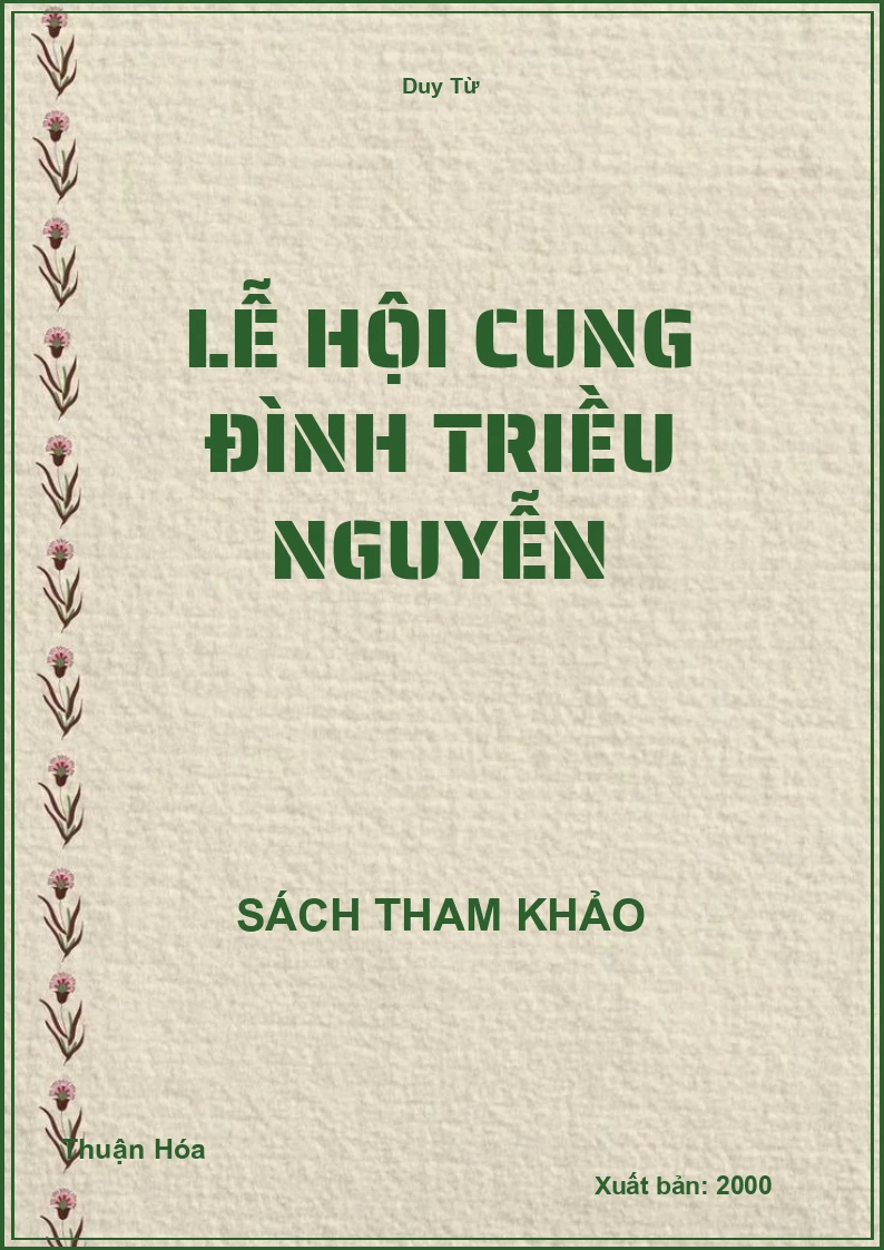 Lễ Hội Cung Đình Triều Nguyễn