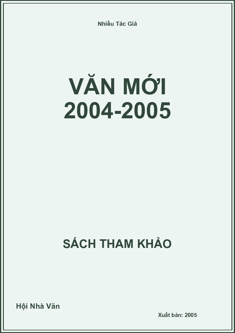 Văn Mới 2004-2005