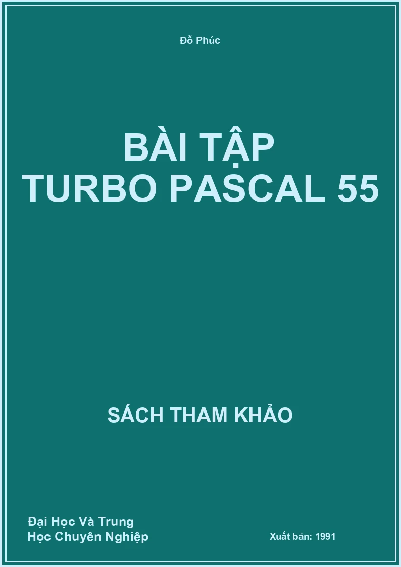 Bài Tập Turbo Pascal 55