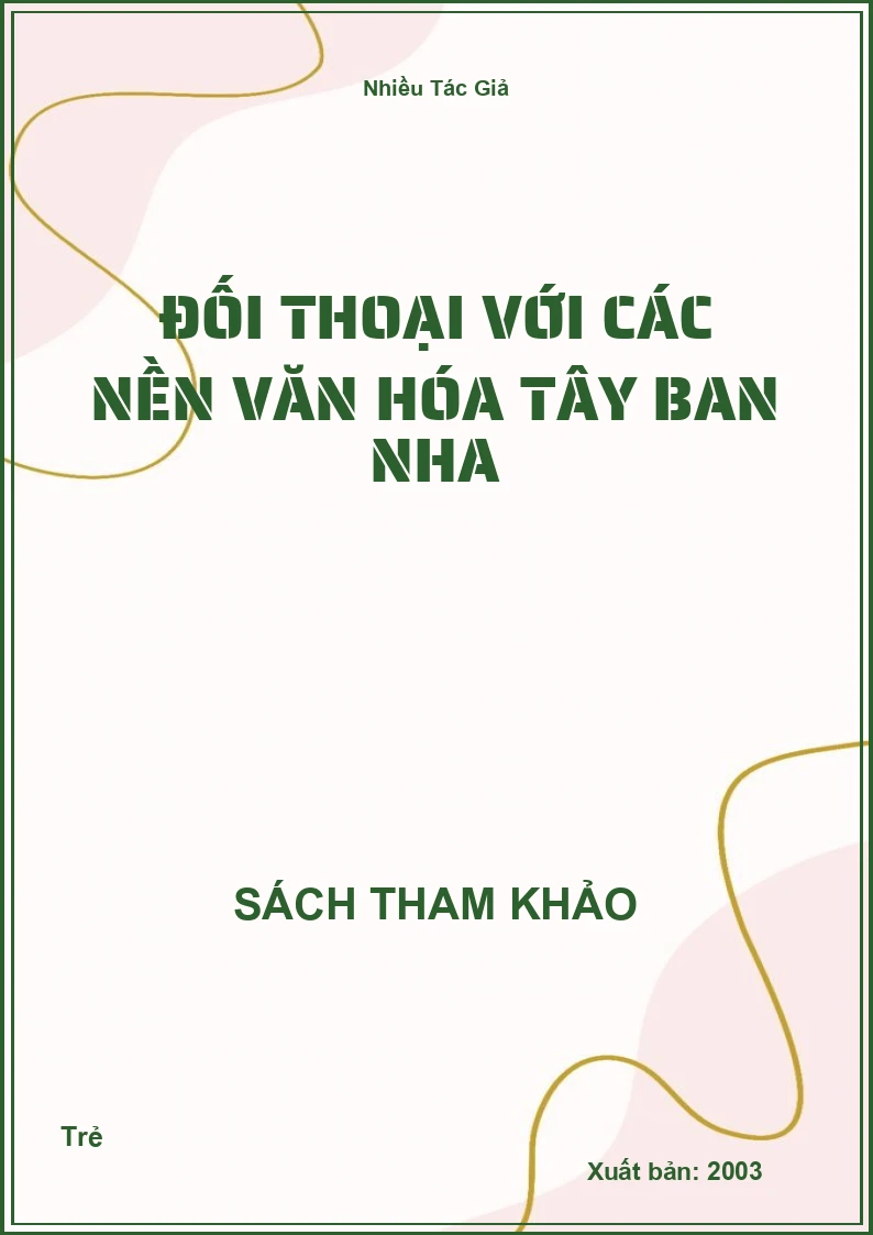 Đối Thoại Với Các Nền Văn Hóa Tây Ban Nha