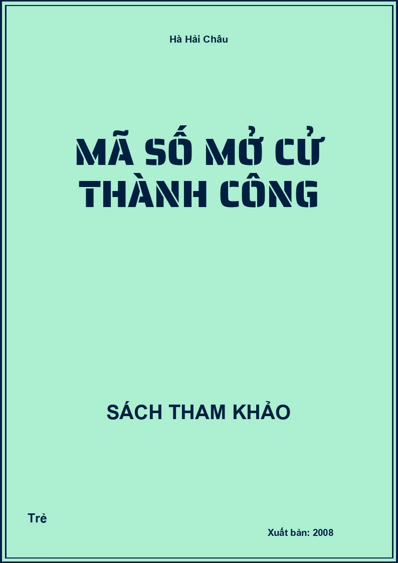 Mã Số Mở Cử Thành Công