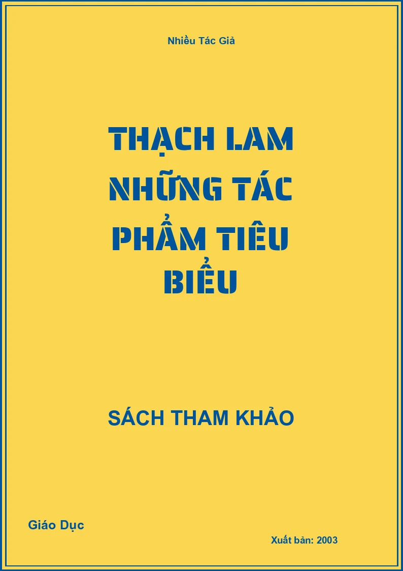 Thạch Lam Những Tác Phẩm Tiêu Biểu